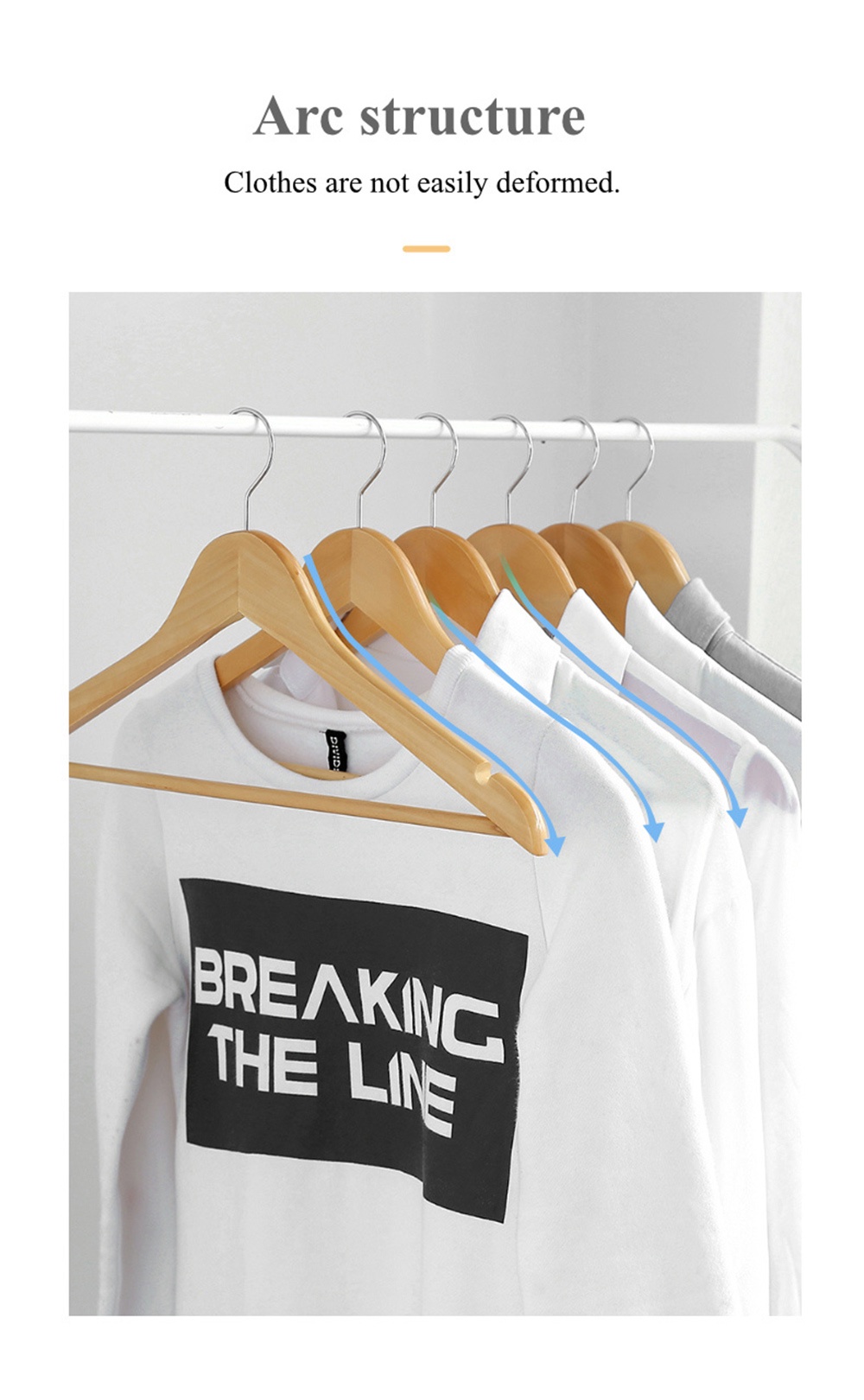 Premium Wooden Clothes Hanger-5